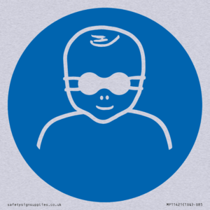 Mandatory: Protect infants eyes with opaque eye protection